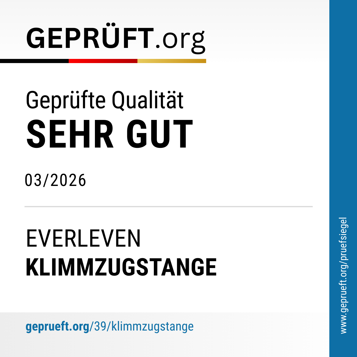 Geprüfte Qualität