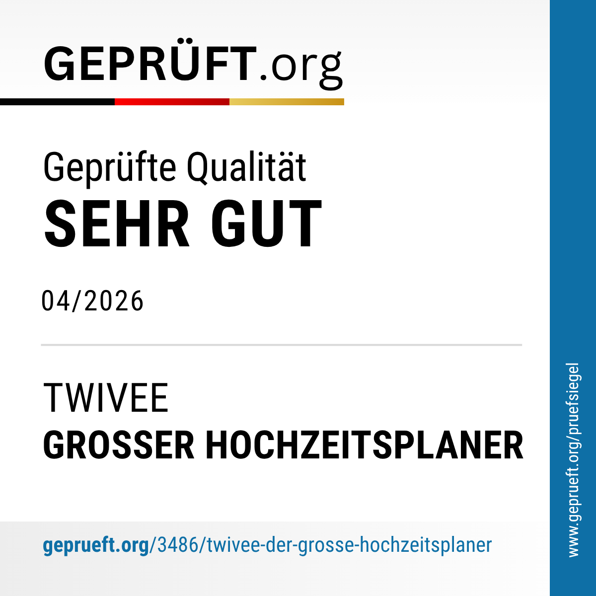 Geprüfte Qualität