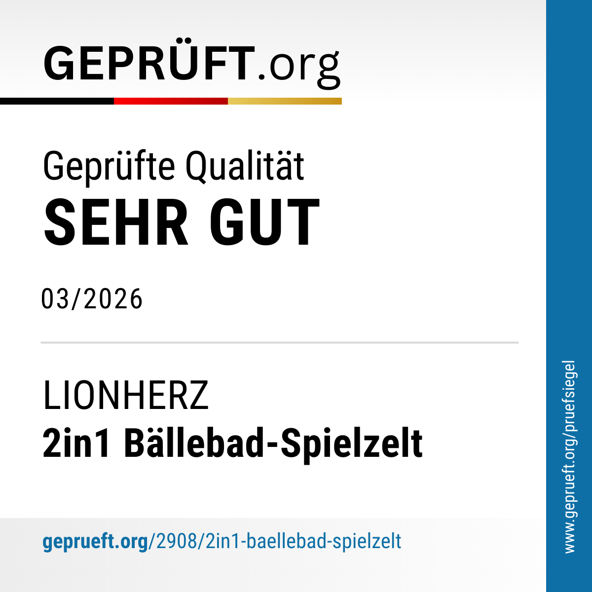 Geprüfte Qualität