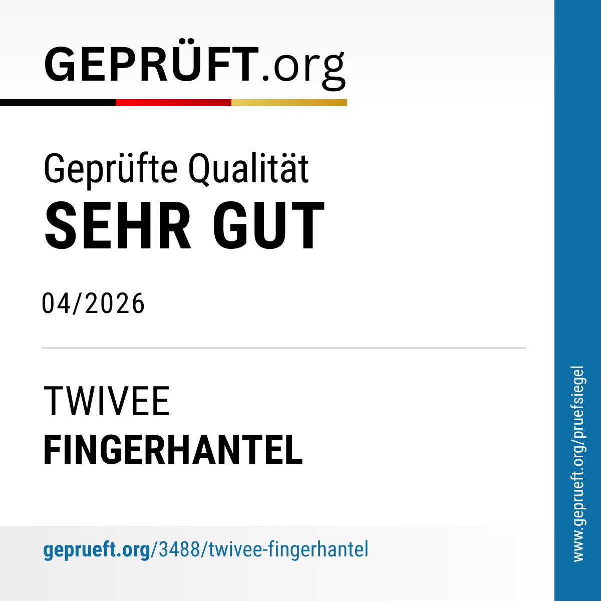 Geprüfte Qualität